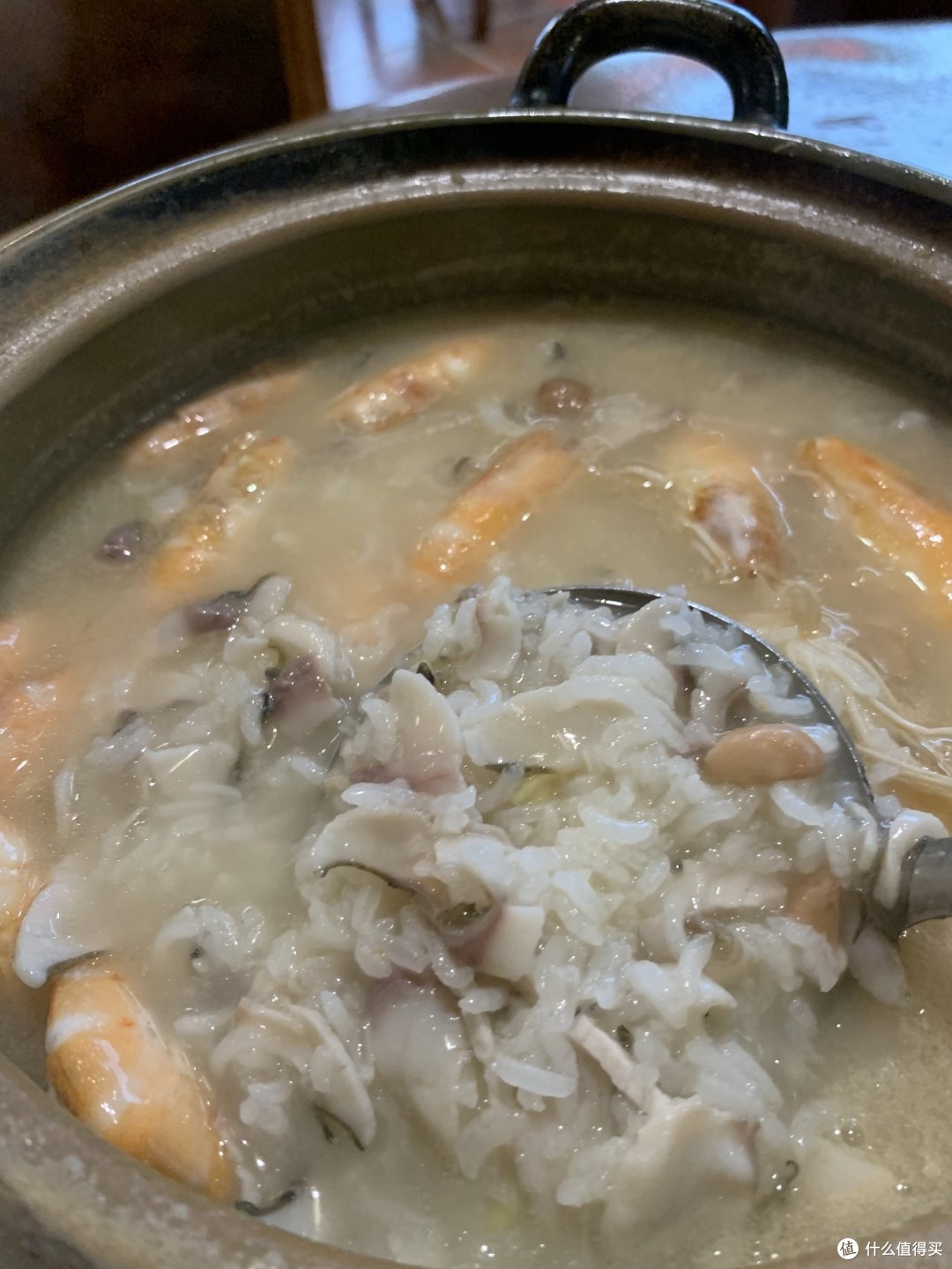 很好吃的粥：鲫鱼+虾瘦肉粥