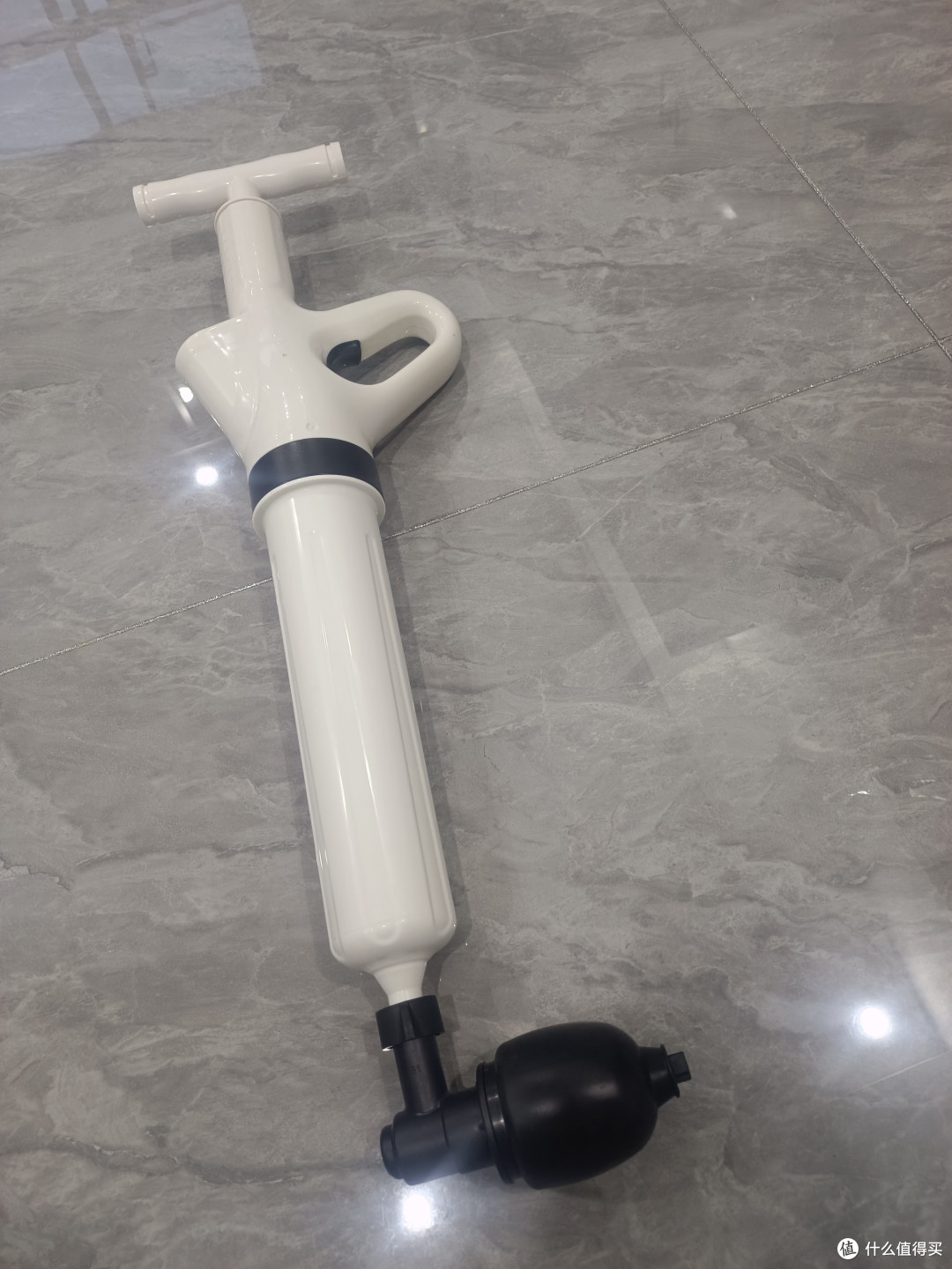 网购的马桶疏通器,厕所地漏下水道一炮通
