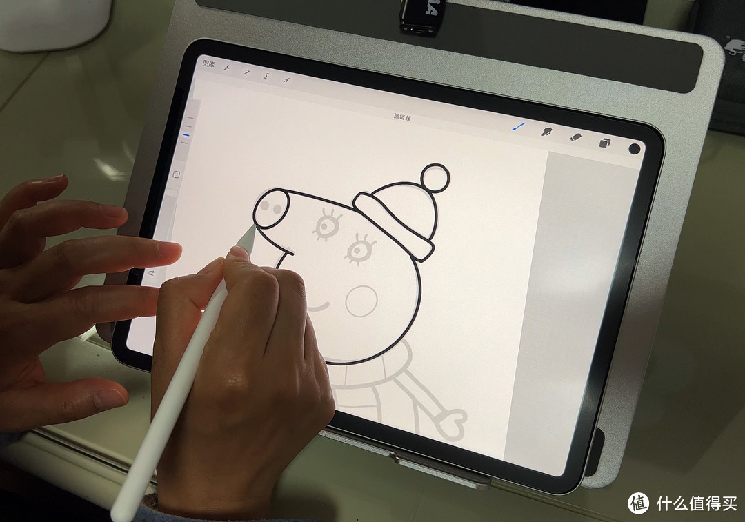 iPad Pro生产力提升好配件-框贴可拆卸纳米类纸膜