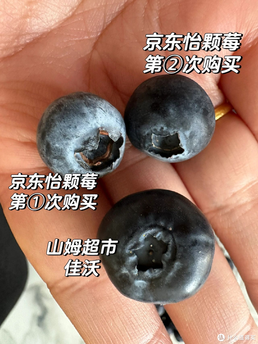无滤镜测评蓝莓：京东自营怡颗莓vs山姆佳沃，前者完胜！