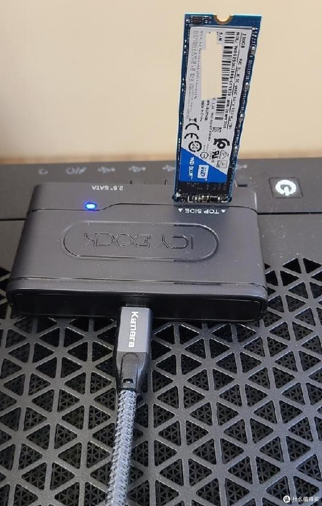 【开箱简测】icy dock mb104u-1smb 硬盘读取器功能简测