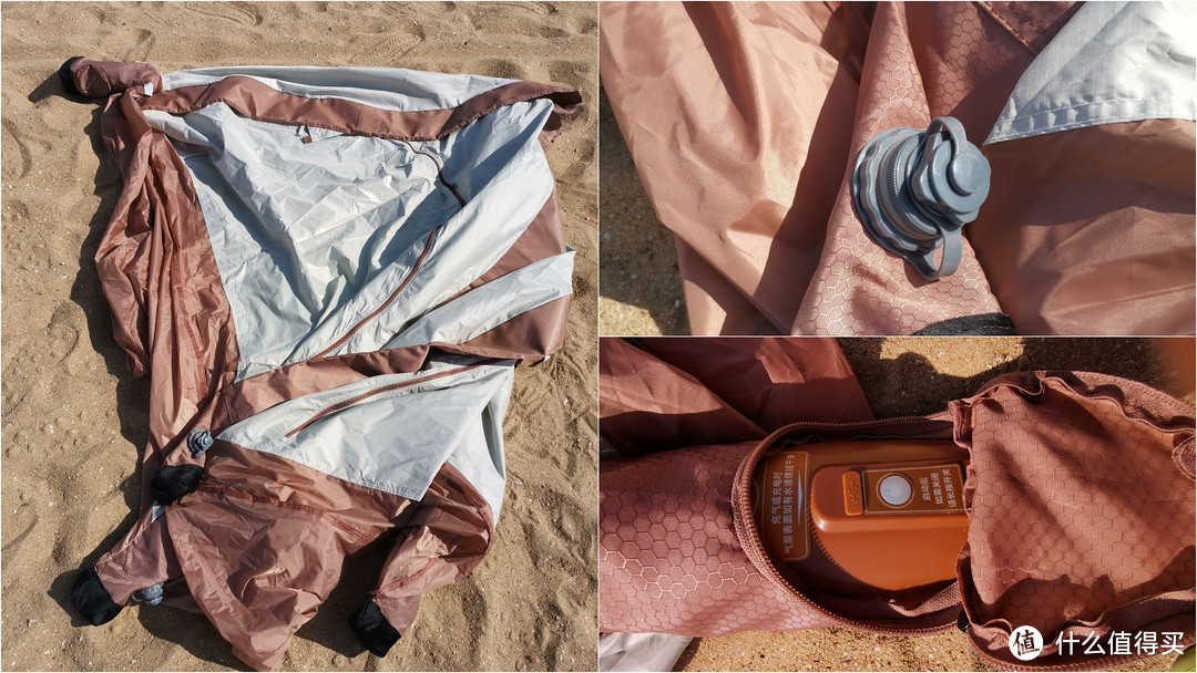娃的第一次海边露营体验，多亏了这个超方便充气帐篷！