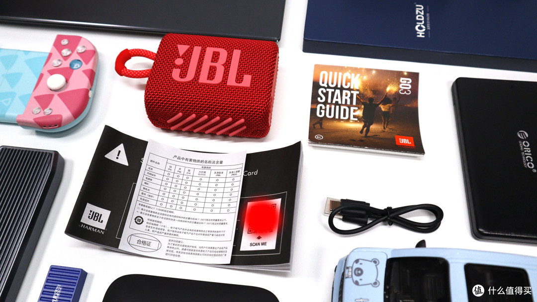 支持IP67级防尘防水和超强低音下潜性能——JBL Go3蓝牙音箱简评