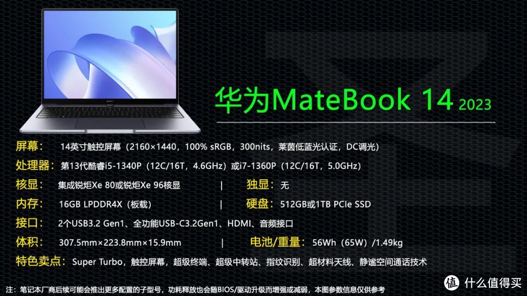 3:2触控屏幕 主打更智慧体验！华为MateBook 14 2023是否值得买？