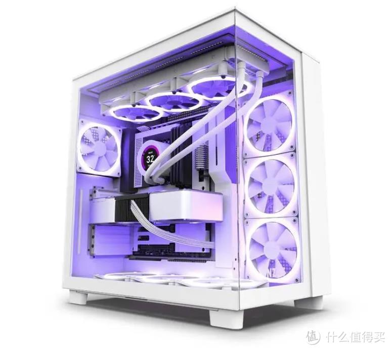 完美海景房！让电脑焕发新生，NZXT H9 flow机箱、艾湃电竞魔立方360水冷散热开箱体验