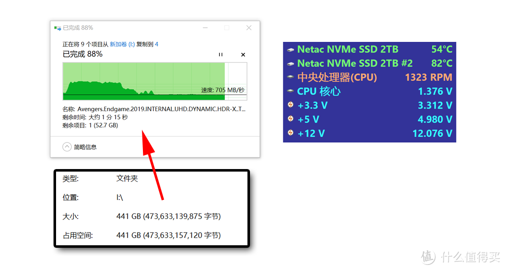 适配PS5，轻松超7.3GB/s的PCIe 4.0固盘：朗科NV7000绝影2T固态硬盘