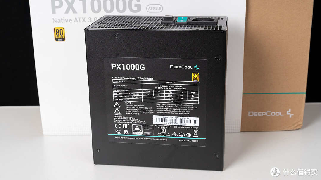 九州风神PX1000G开箱体验，一元一瓦的性价比ATX 3.0电源