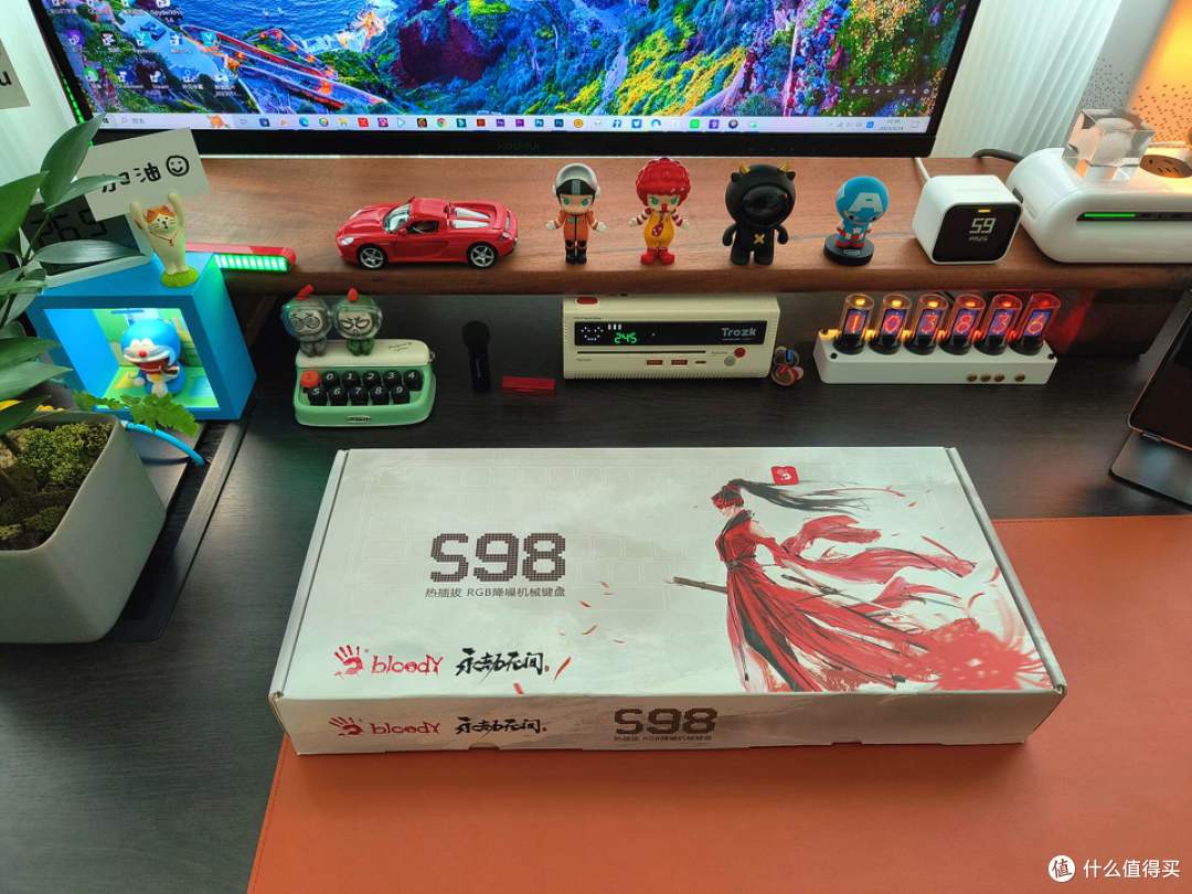 娱乐,摸鱼的更好选择:血手幽灵S98热插拔RGB降噪机械键盘体验!
