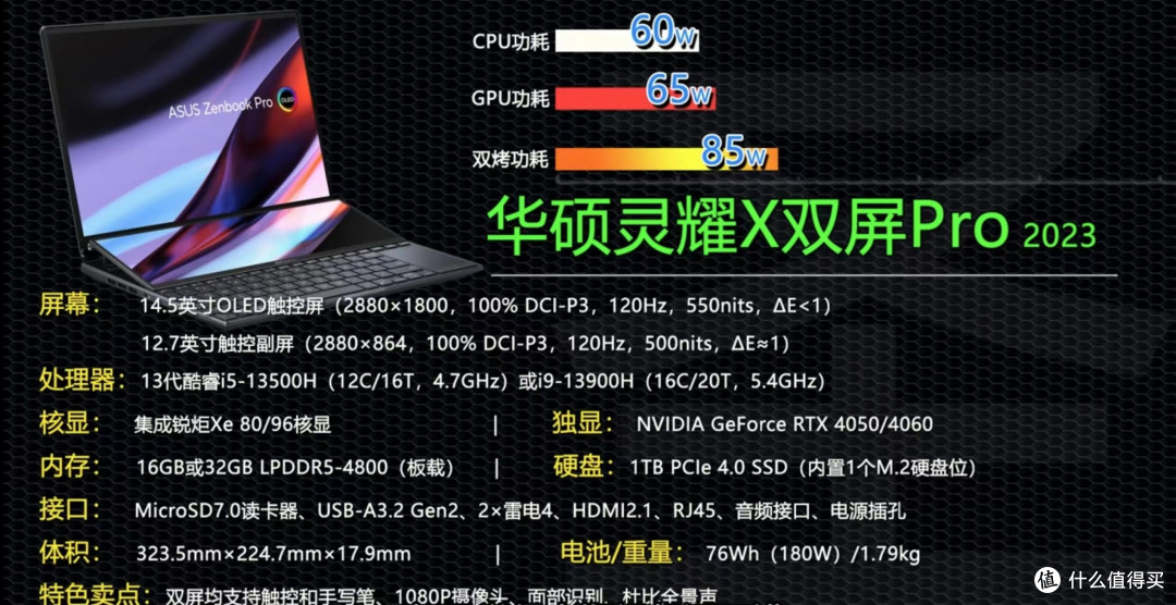 双屏效率,双倍畅快体验,华硕灵耀X 双屏Pro 2023来了!