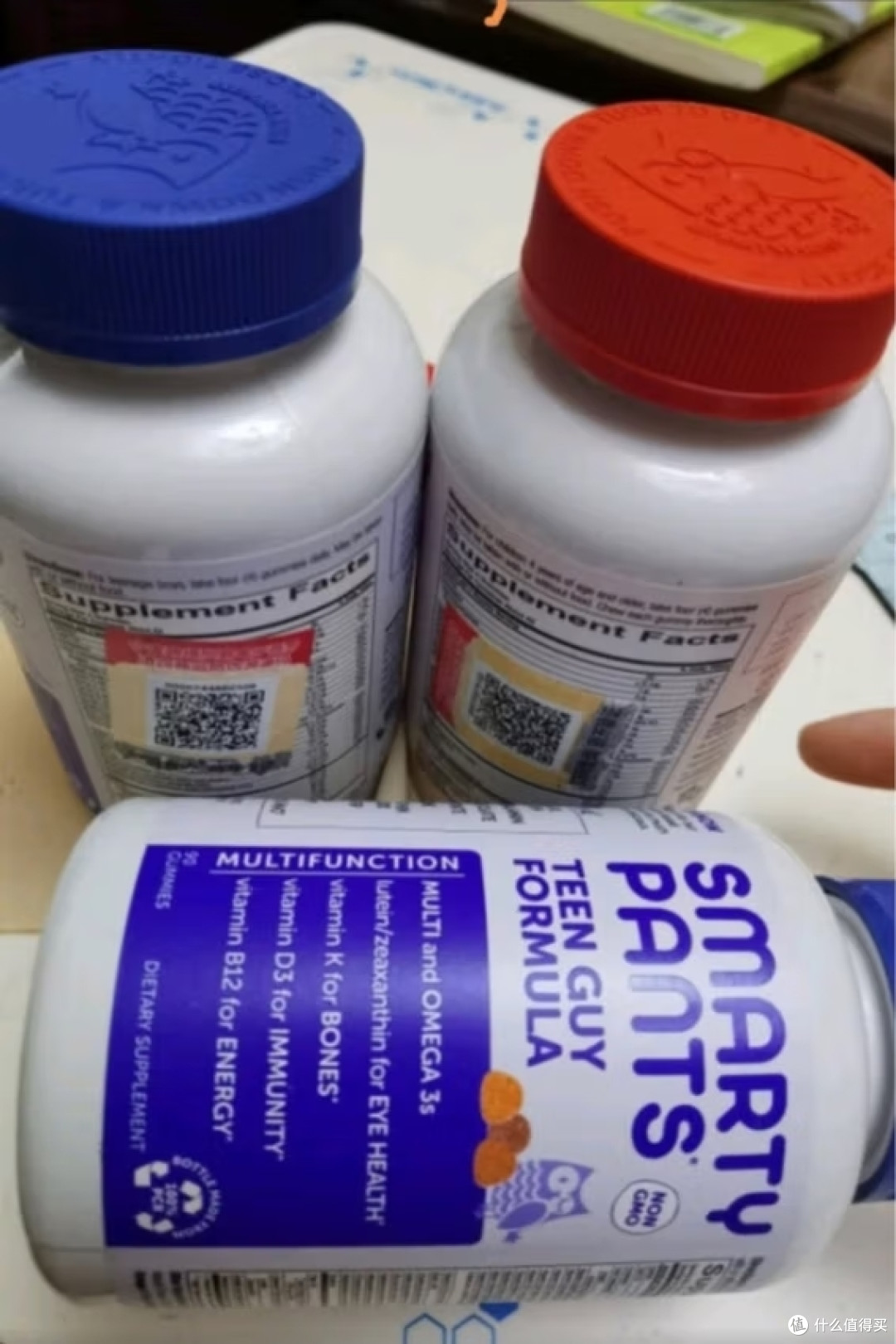 SmartyPants儿童维生素软糖猫头鹰DHA鱼油Omega3维c复合进口营养90粒