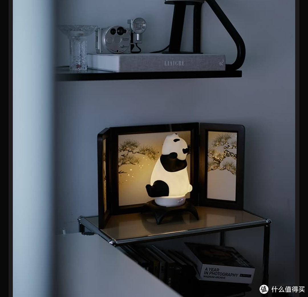 野兽派（THE BEAST）熊猫噗噗香薰机：卧室增香机、加湿器、夜灯三合一，送给TA的520生日礼物