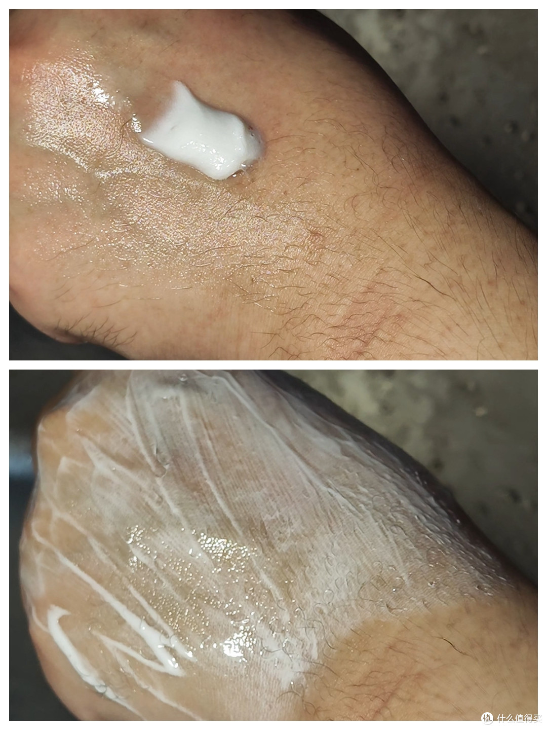 膏体与起泡效果