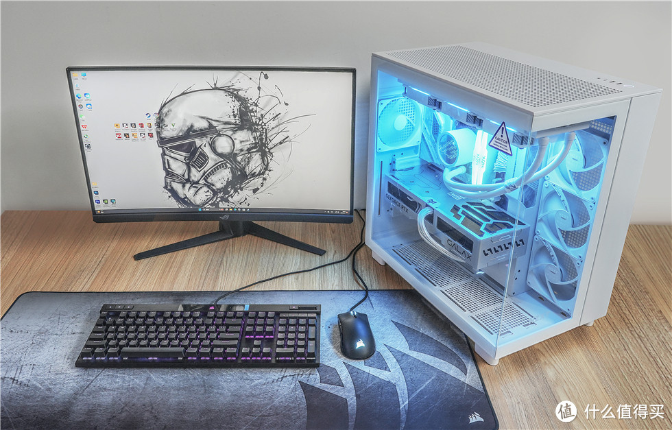 恩杰NZXT H9 Flow机箱+Z790-A D4吹雪+ROG龙王三代360水冷的纯白海景房装机