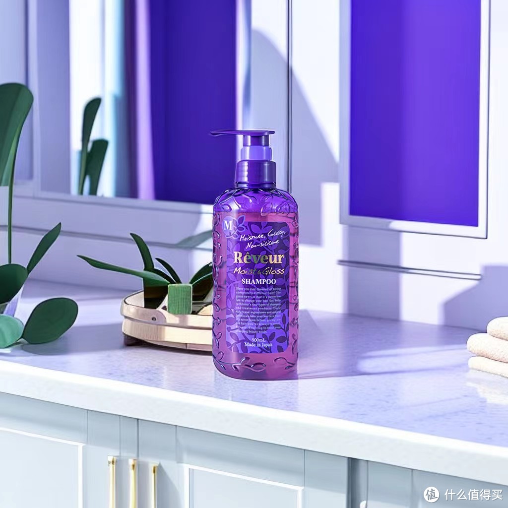 Reveur一代紫瓶洗发水，让你的头发从枯草到丝绸~