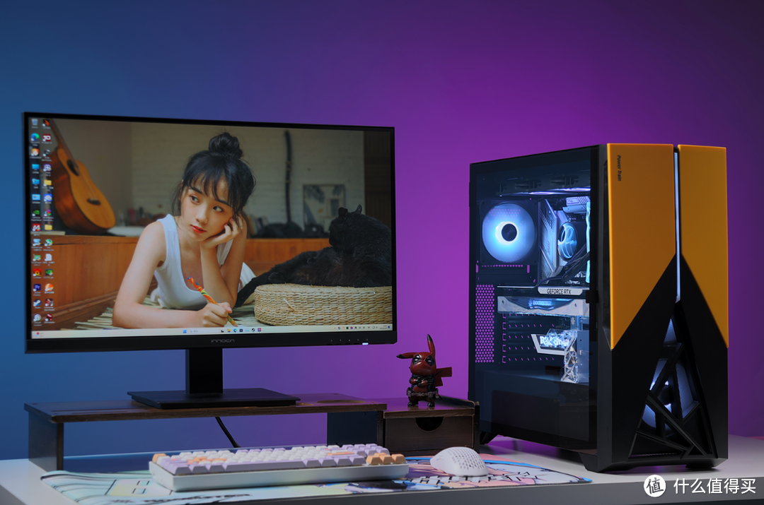 618装机,高性价比高颜值动力火车威龙机箱搭配13600KF+4060Ti装机分享