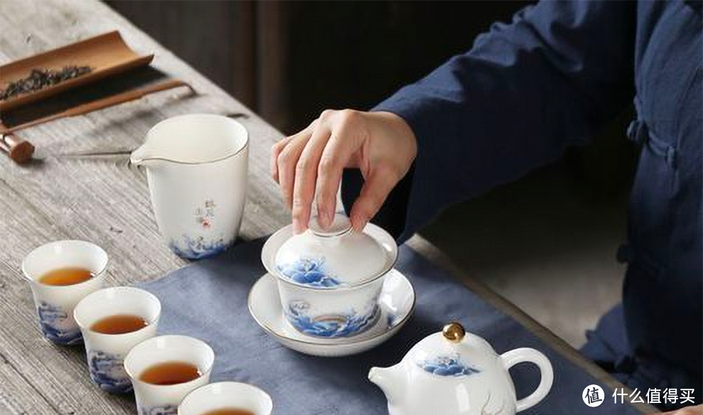 千里江山美如画，泡茶、喝茶茶具怎么选？苏氏陶瓷手绘彩画茶具泡好茶