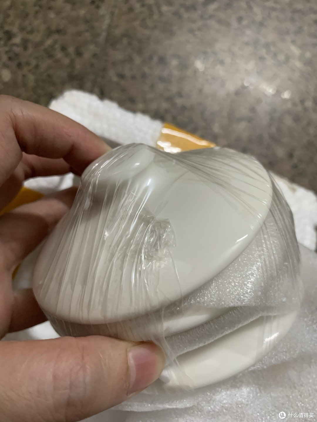 还是将竹盖子换成了陶瓷的了