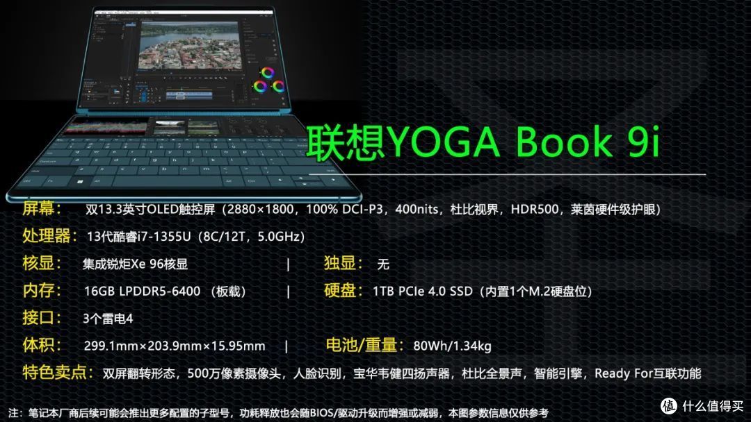 双倍视野 乐趣加倍!16999元的联想YOGA Book 9i有啥不一样?