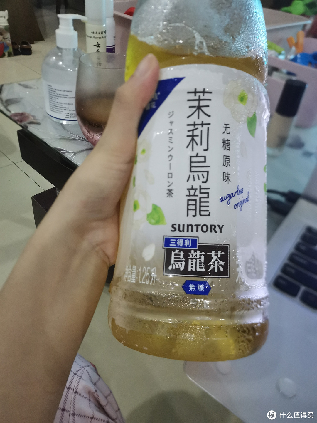 无糖大瓶三得利茉莉乌龙茶