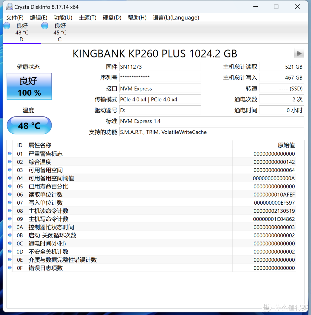 旗舰性能+高性价比，国产固态硬盘的又一集大成之作：金百达KP260 Plus详细测评