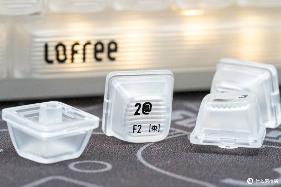 透明键帽和轴体,触摸温暖的光芒, Lofree洛斐1%漫双模机械键盘使用分享