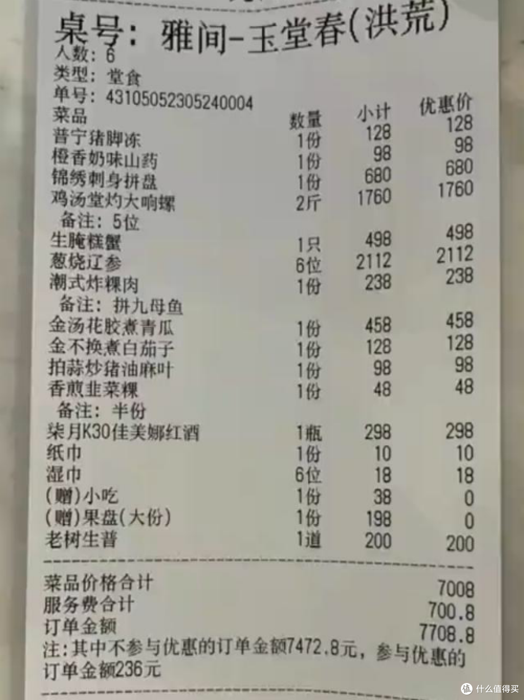 这么高档的餐厅,偏偏点这么平价的葡萄酒