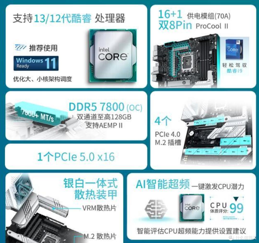 华硕吹雪主板,硬核游戏主板,装机必备!