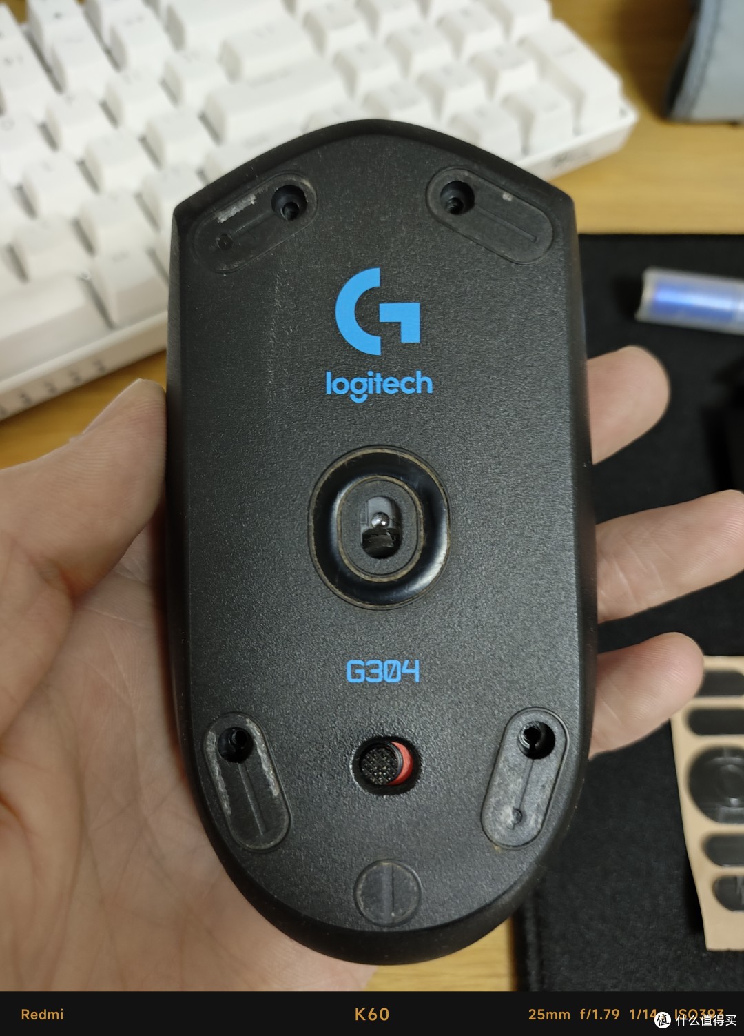 罗技g304改热插拔微动。