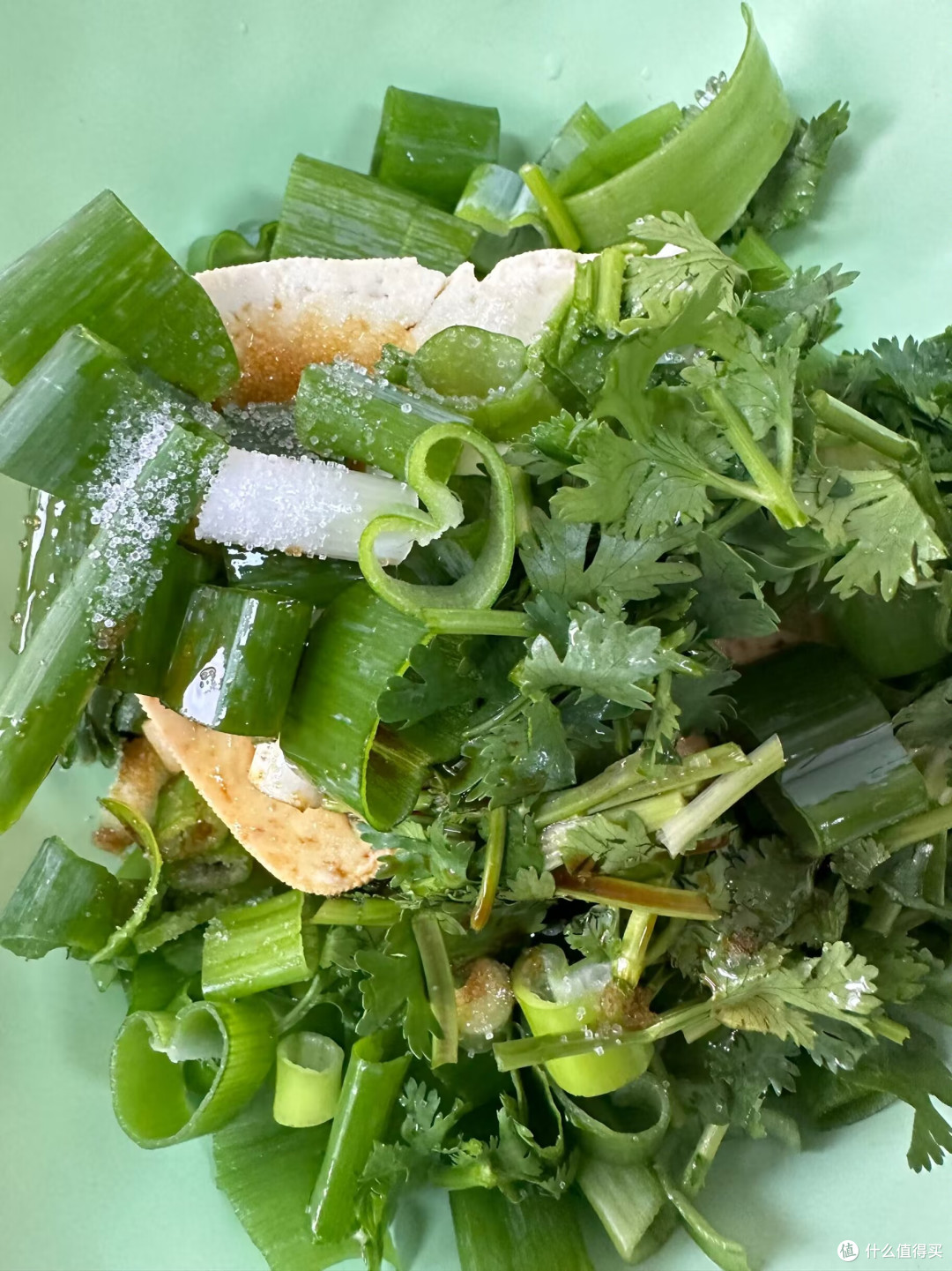 2分钟就做好的小葱拌豆腐一清二白