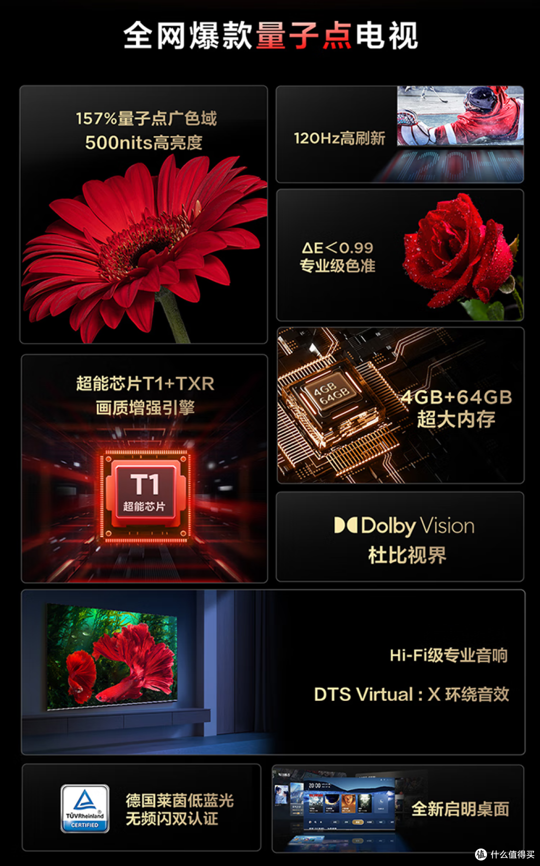 618换台大电视,由简到奢,畅玩暑假三款TCL电视选选看