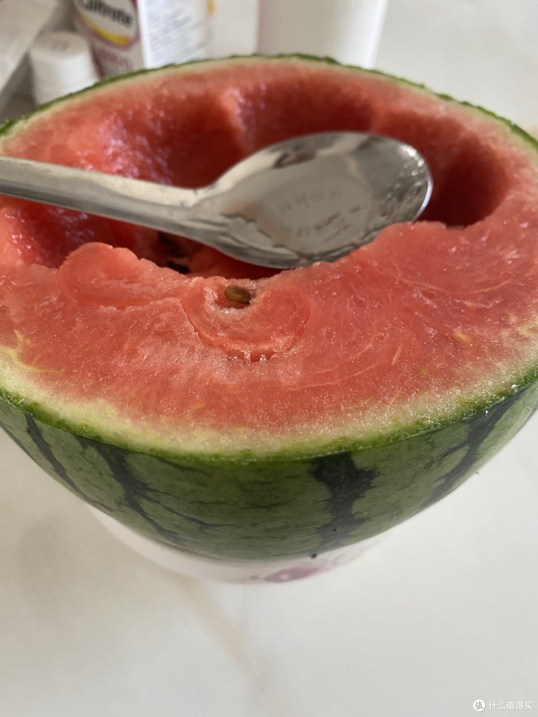 这个西瓜甜甜,我要吃一个夏天