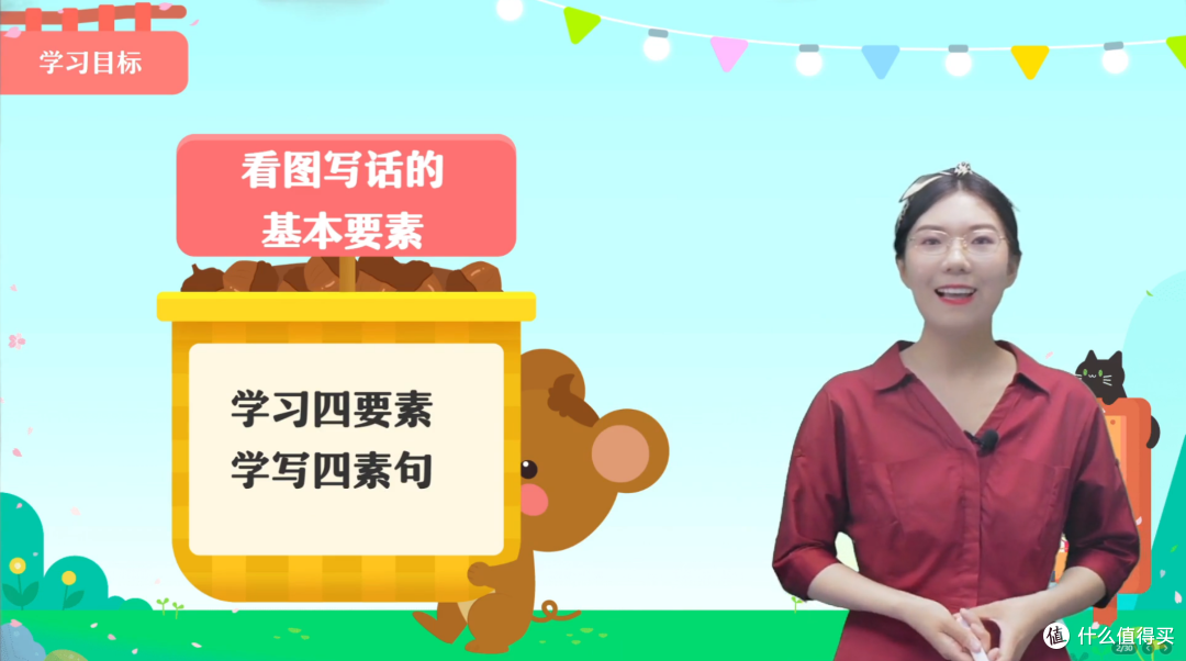 作业帮学习机拓展资源（课外）——AI专题课中的语文（看图写话）