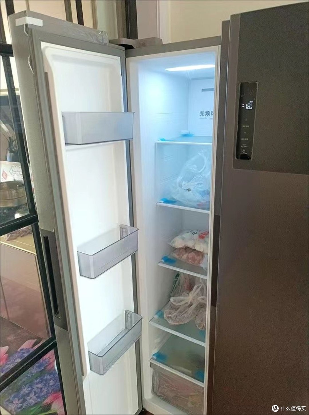 618入手的这款美的双门冰箱，挺好的！