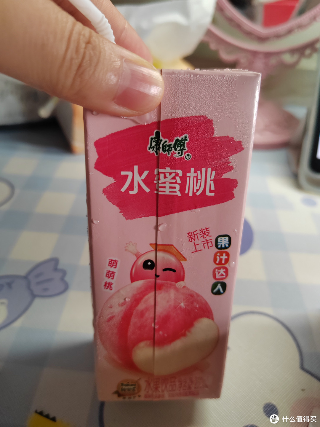 康师傅水蜜桃果汁太好喝了