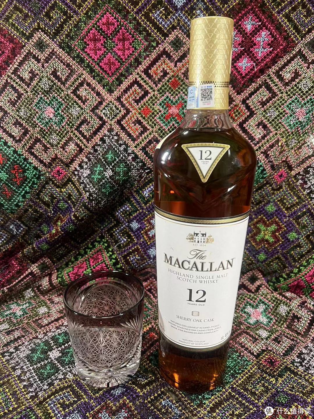 麦卡伦MACALLAN单一麦芽威士忌12年雪莉桶