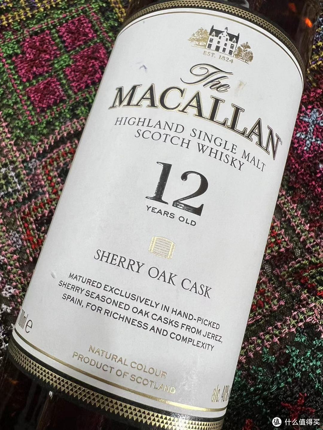 麦卡伦MACALLAN单一麦芽威士忌12年雪莉桶