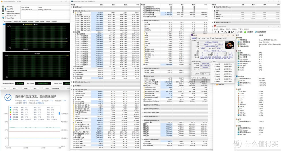 安钛克（Antec）Performance 1 FT初星机箱+7800X3D+4080金属大师显卡装机