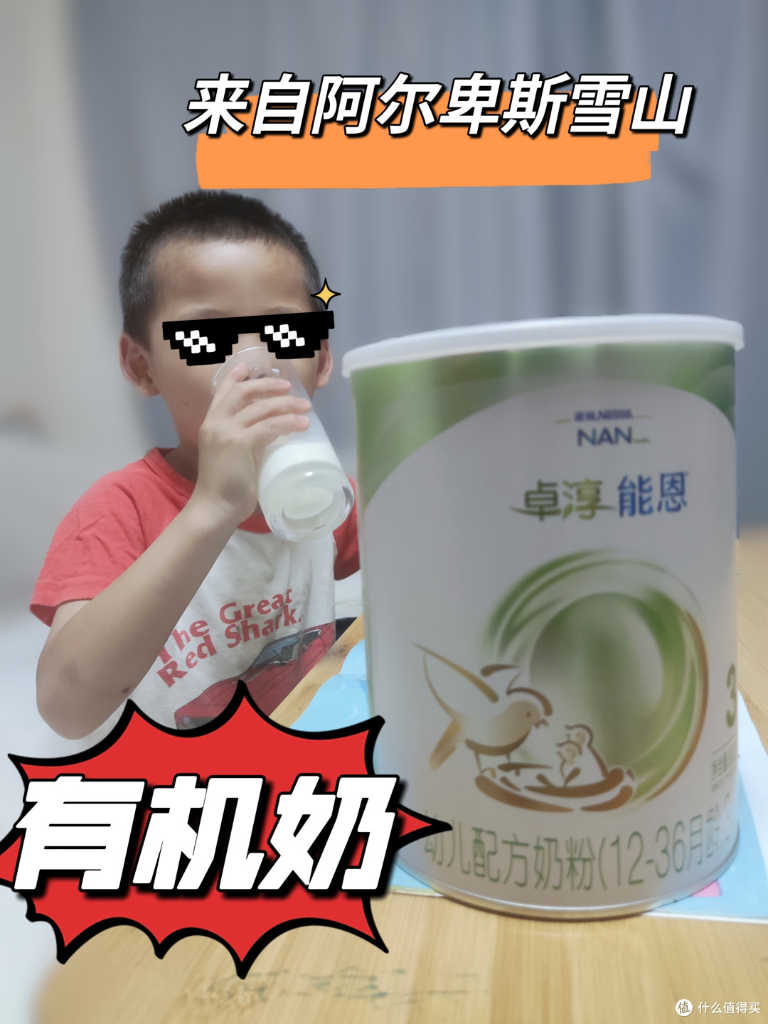 来自阿尔比斯雪山的有机奶粉,很纯很初~