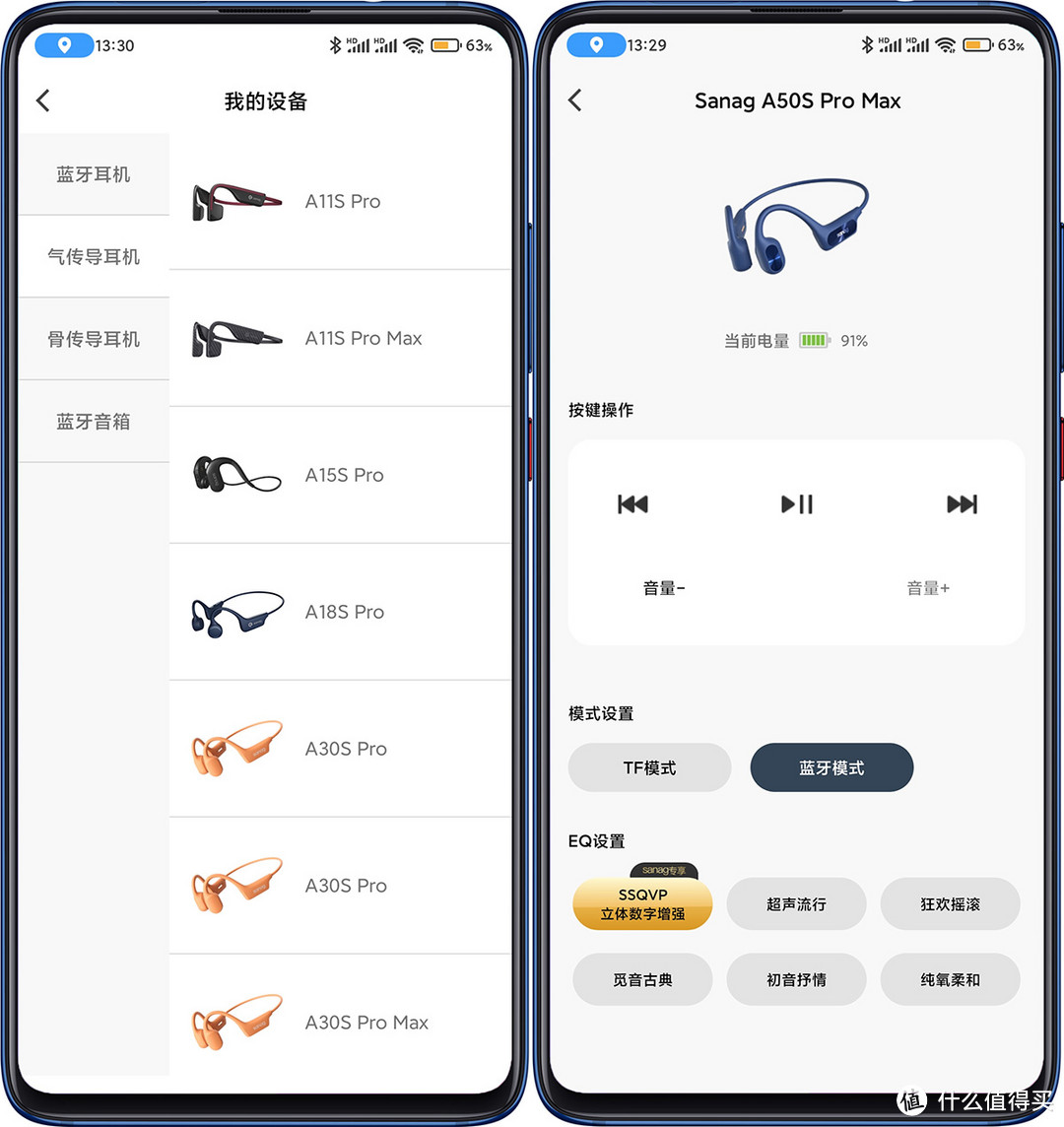 sanag A50S Pro Max气传导耳机：体验均衡 舒适满分