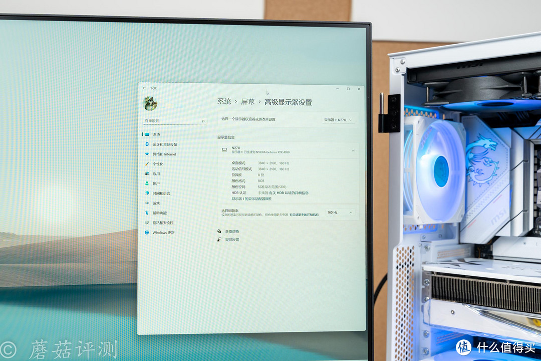 高性价比4K游戏显示器,蚂蚁电竞27英寸NanoIPS 4K 160Hz电竞显示器N27U 评测