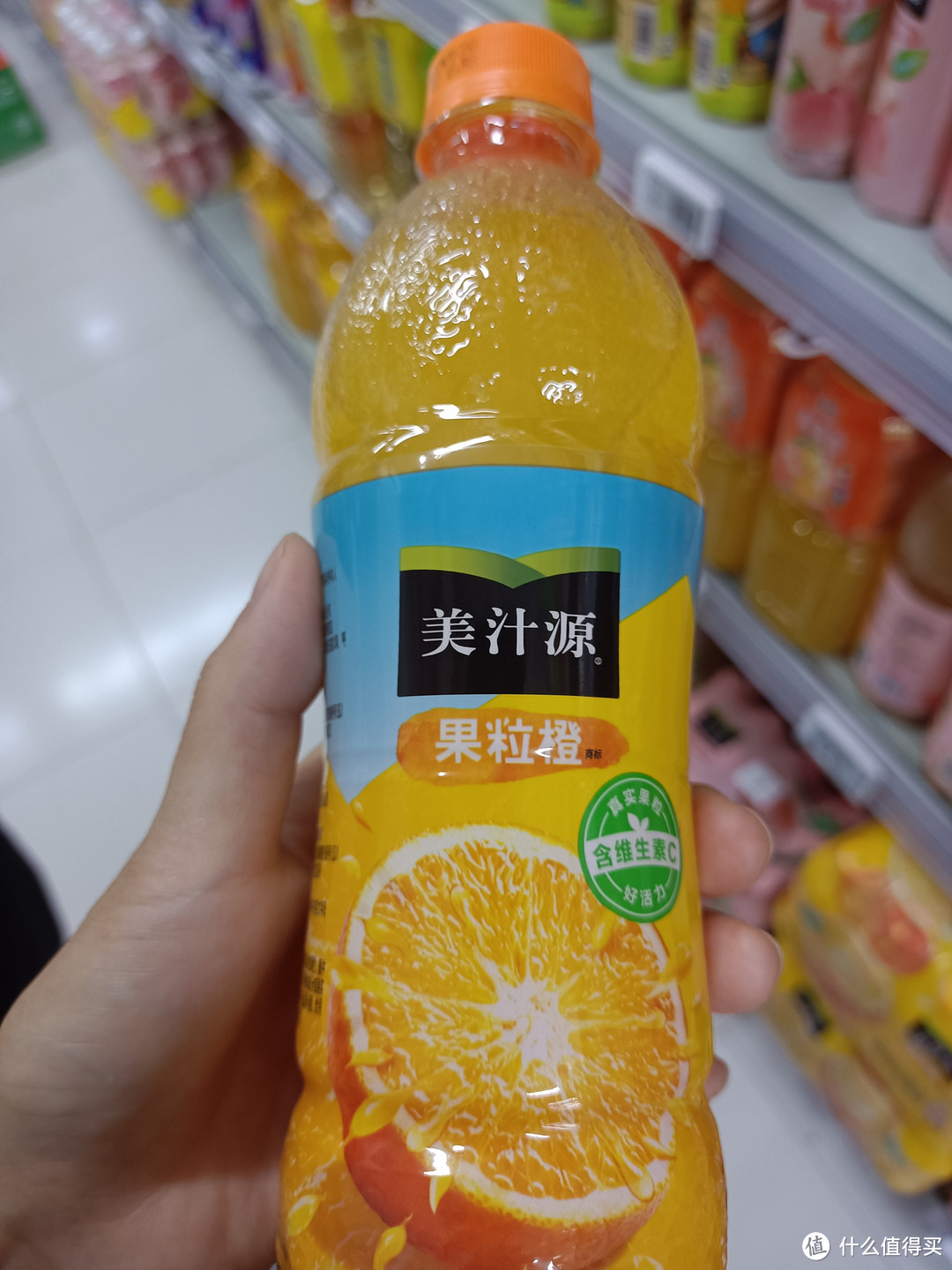 美汁源果粒橙，清新怡人的健康饮品