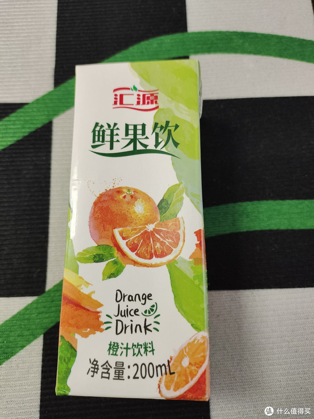 汇源橙味果汁小包装好喝还方便
