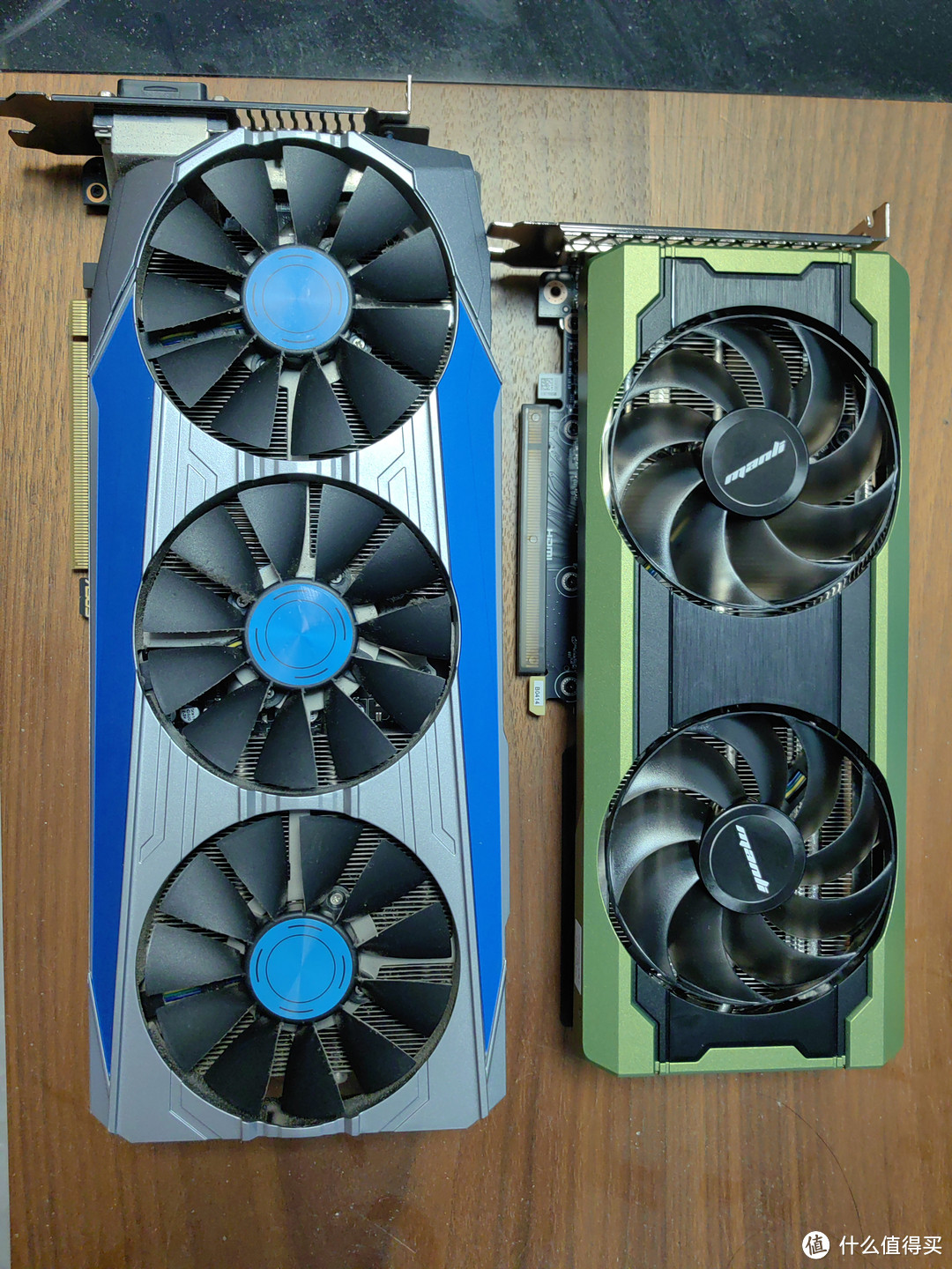 华硕龙骑士GTX1070 VS 万丽RTX4060Ti