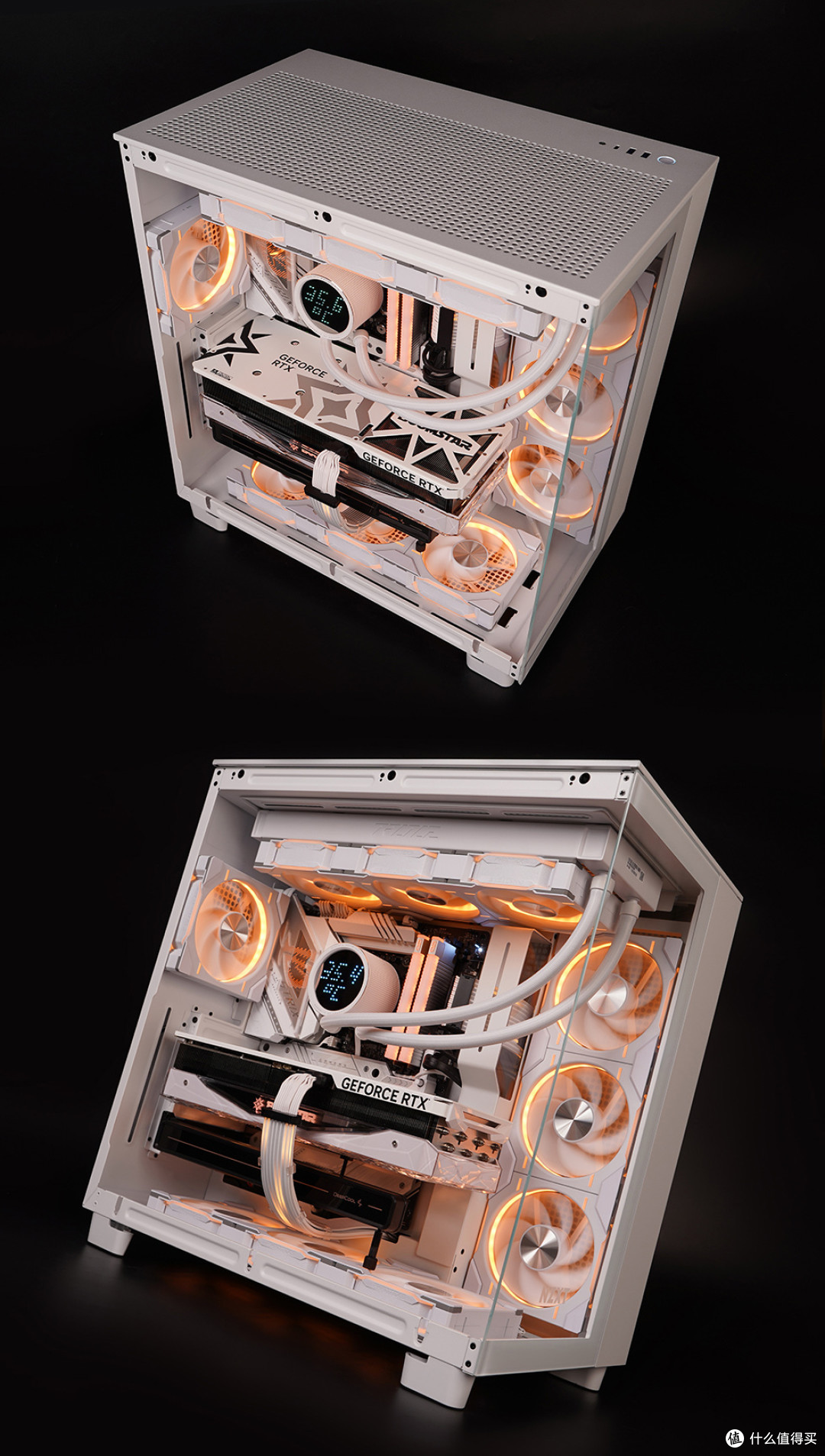 海景房与极简风格的融合,NZXT H9 Flow 纯白光污染主机装机秀