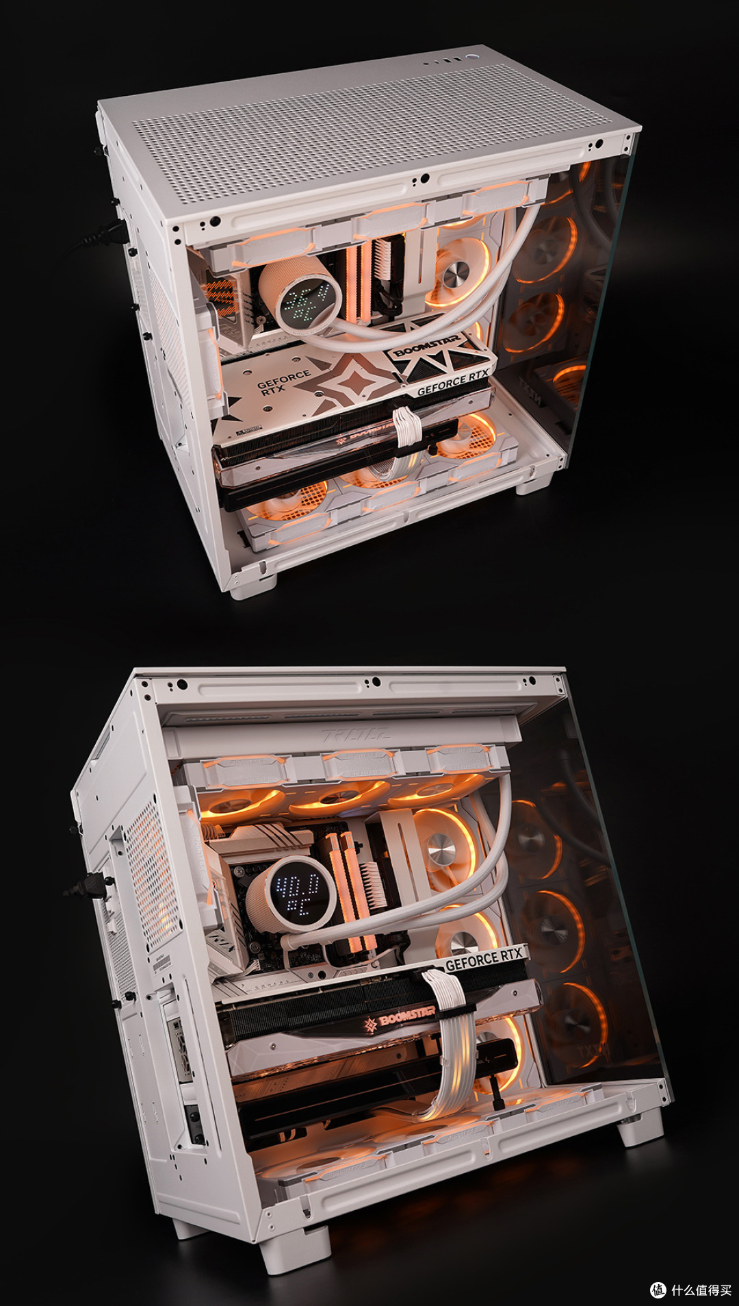 海景房与极简风格的融合,NZXT H9 Flow 纯白光污染主机装机秀