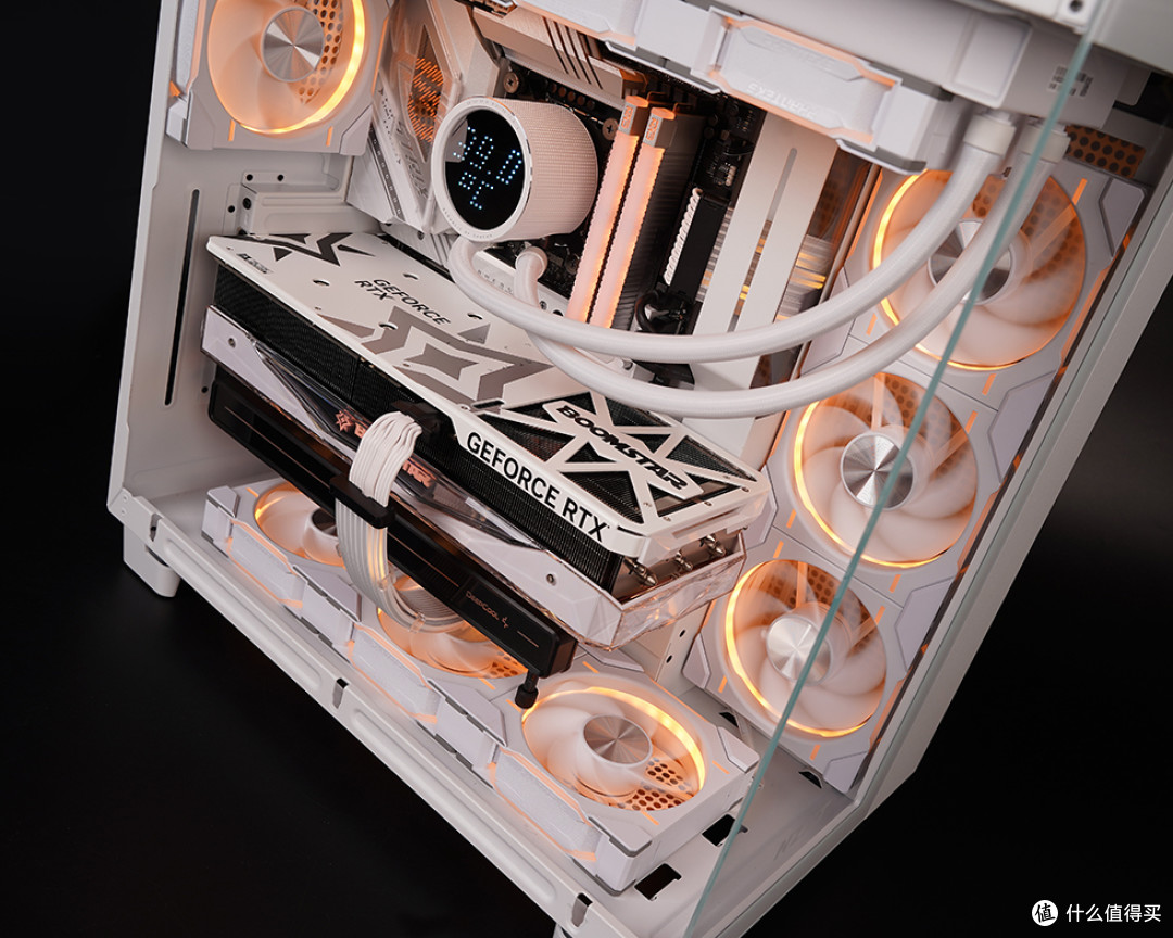 海景房与极简风格的融合,NZXT H9 Flow 纯白光污染主机装机秀