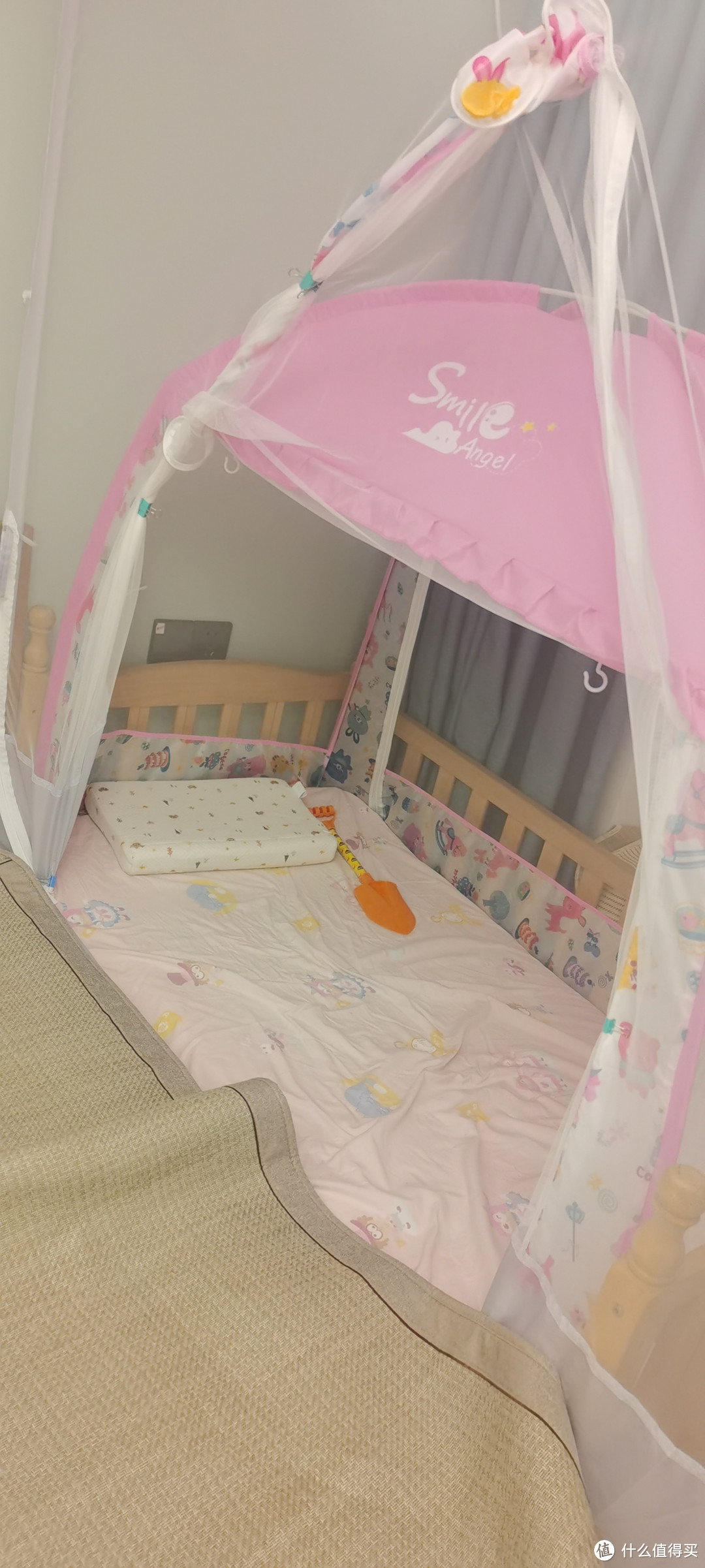 今年618最得意之作，这个蚊帐组合方案完美解决大人床+婴儿床防蚊难题