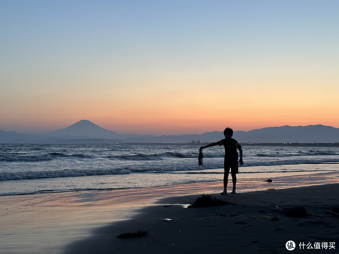 东浜看到富士山日落