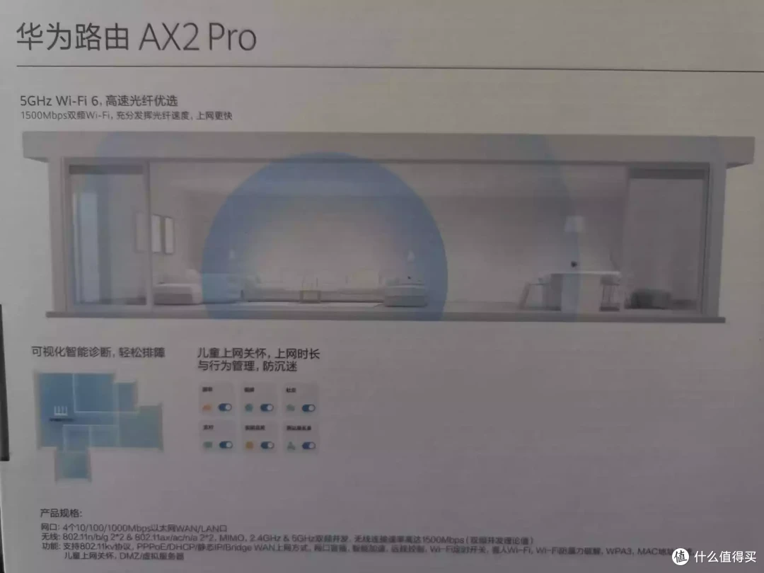华为AX2 PRO,一款定位中低端的入门级路由器_路由器_什么值得买