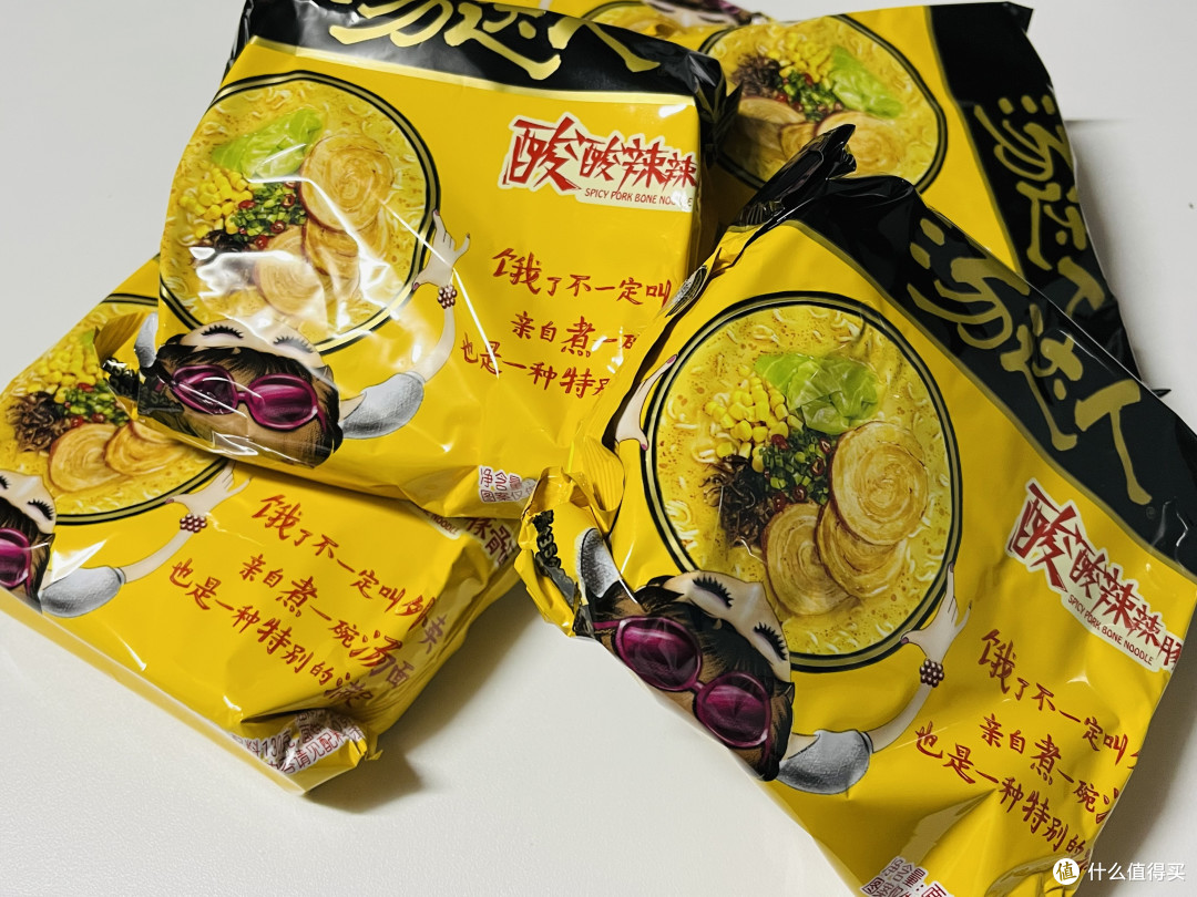 最近买了啥?汤达人酸酸辣辣豚骨面开箱分享~